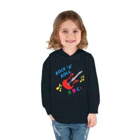 Rock n Roll ABCs Toddler Pullover Fleece Hoodie - Image 4