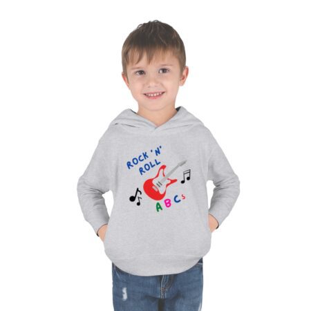 Rock n Roll ABCs Toddler Pullover Fleece Hoodie - Image 11