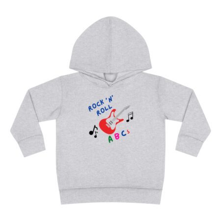 Rock n Roll ABCs Toddler Pullover Fleece Hoodie - Image 9