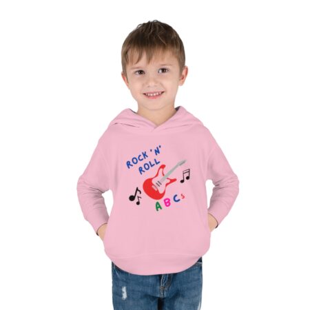 Rock n Roll ABCs Toddler Pullover Fleece Hoodie - Image 19