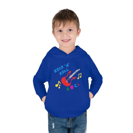 Rock n Roll ABCs Toddler Pullover Fleece Hoodie - Image 15