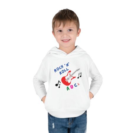 Rock n Roll ABCs Toddler Pullover Fleece Hoodie - Image 7