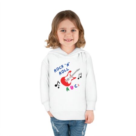 Rock n Roll ABCs Toddler Pullover Fleece Hoodie - Image 8