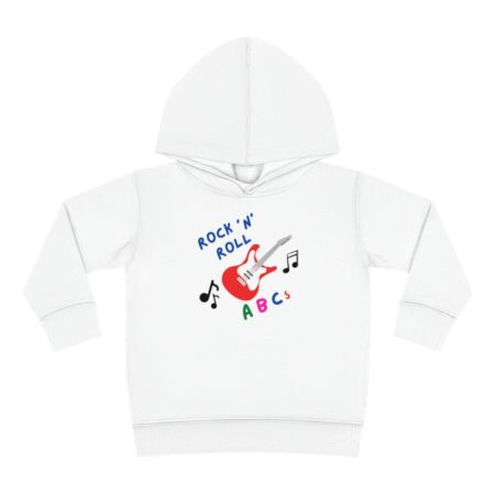 Rock n Roll ABCs Toddler Pullover Fleece Hoodie - Image 5