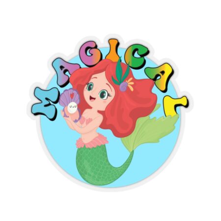 Magical Mermaid Kiss-Cut Sticker - Image 4