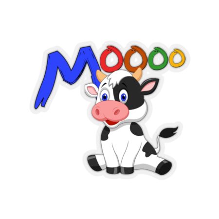 Cow Kiss-Cut Sticker - Image 4