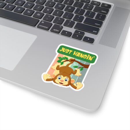 Monkey Just Hangin' Kiss-Cut Sticker - Image 17