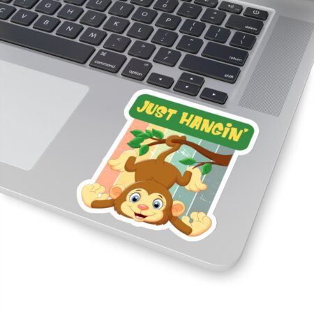 Monkey Just Hangin' Kiss-Cut Sticker - Image 23