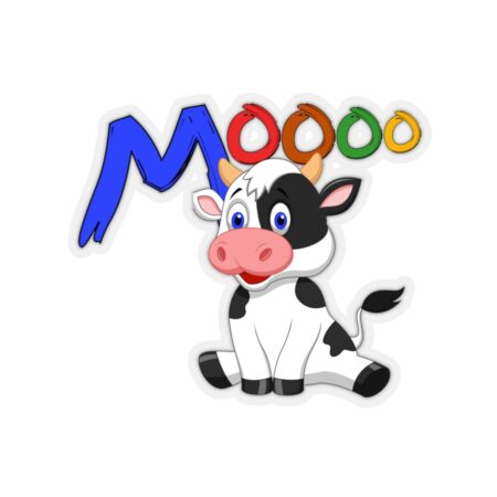 Cow Kiss-Cut Sticker - Image 7