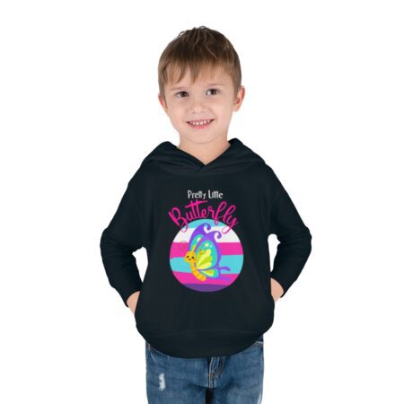 Butterfly Toddler Pullover Fleece Hoodie - Image 19