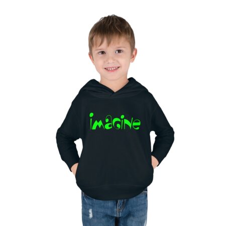 "Imagine" Toddler Pullover Fleece Hoodie - Image 3