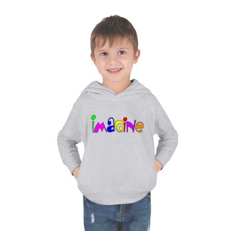 "Imagine" Toddler Pullover Fleece Hoodie - Image 11