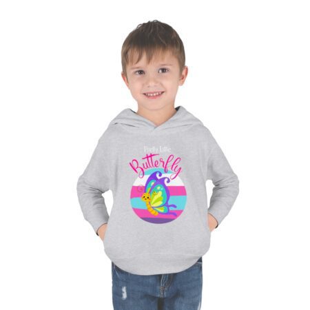 Butterfly Toddler Pullover Fleece Hoodie - Image 11