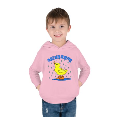 Raindrops Toddler Pullover Fleece Hoodie - Image 3