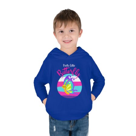 Butterfly Toddler Pullover Fleece Hoodie - Image 15