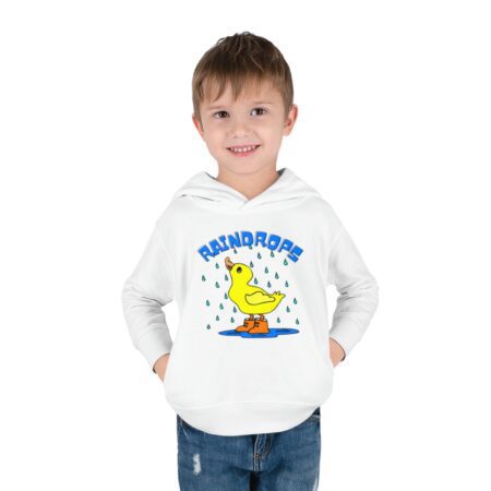 Raindrops Toddler Pullover Fleece Hoodie - Image 7