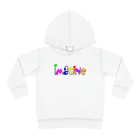 "Imagine" Toddler Pullover Fleece Hoodie - Image 5