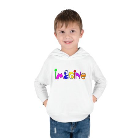 "Imagine" Toddler Pullover Fleece Hoodie - Image 7