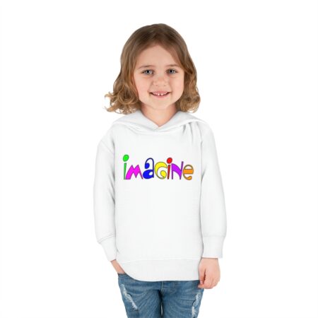 "Imagine" Toddler Pullover Fleece Hoodie - Image 8