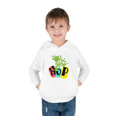 Froggy Toddler Pullover Fleece Hoodie - Image 3