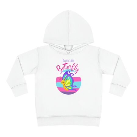 Butterfly Toddler Pullover Fleece Hoodie - Image 5