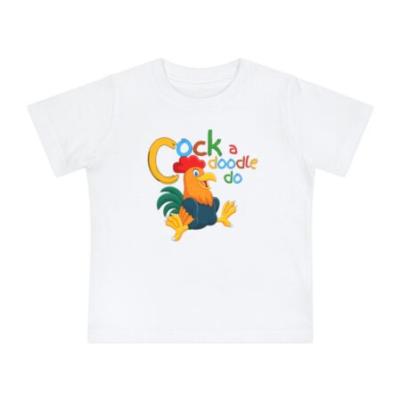 Cute Rooster Short Sleeve T-Shirt - Image 5